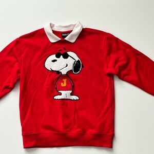 Peanuts Red Snoopy Joe Cool  Polo Shirt